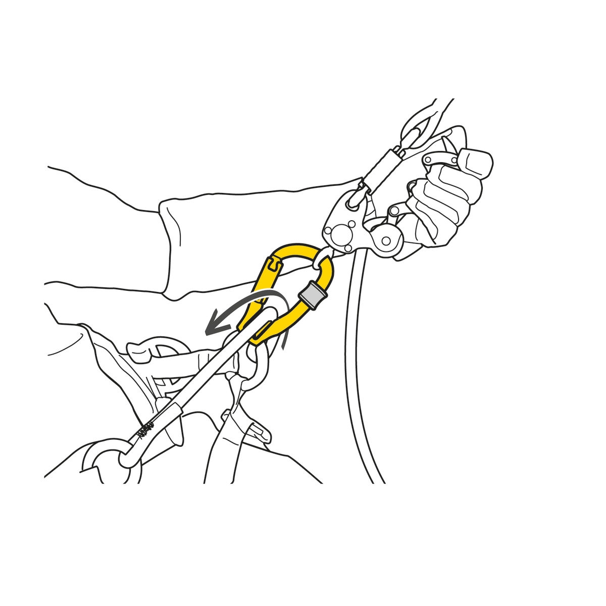 Petzl Rollclip Z karabiner sa koturačom i bravicom - Image 4