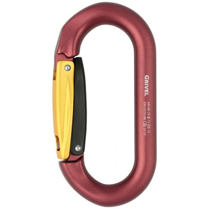 Grivel Sym K9G Twin gate ovalni karabiner sa duplom kapijom