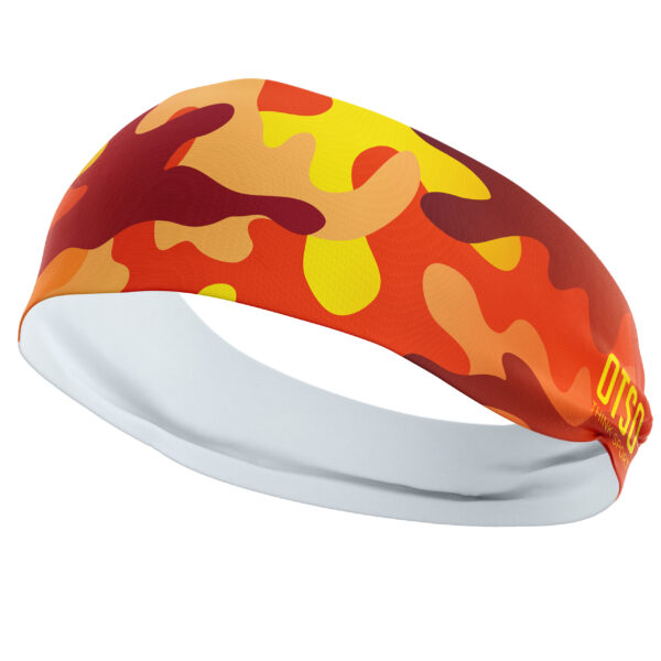 Otso traka za glavu camo orange 10 cm