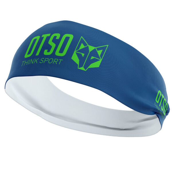 Otso traka za glavu electric blue/fluo green 10 cm
