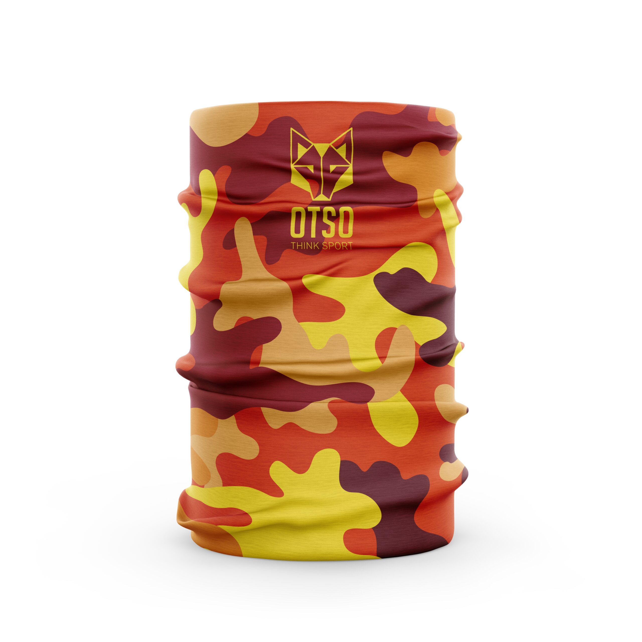Otso višenamenska marama - bandana camo orange