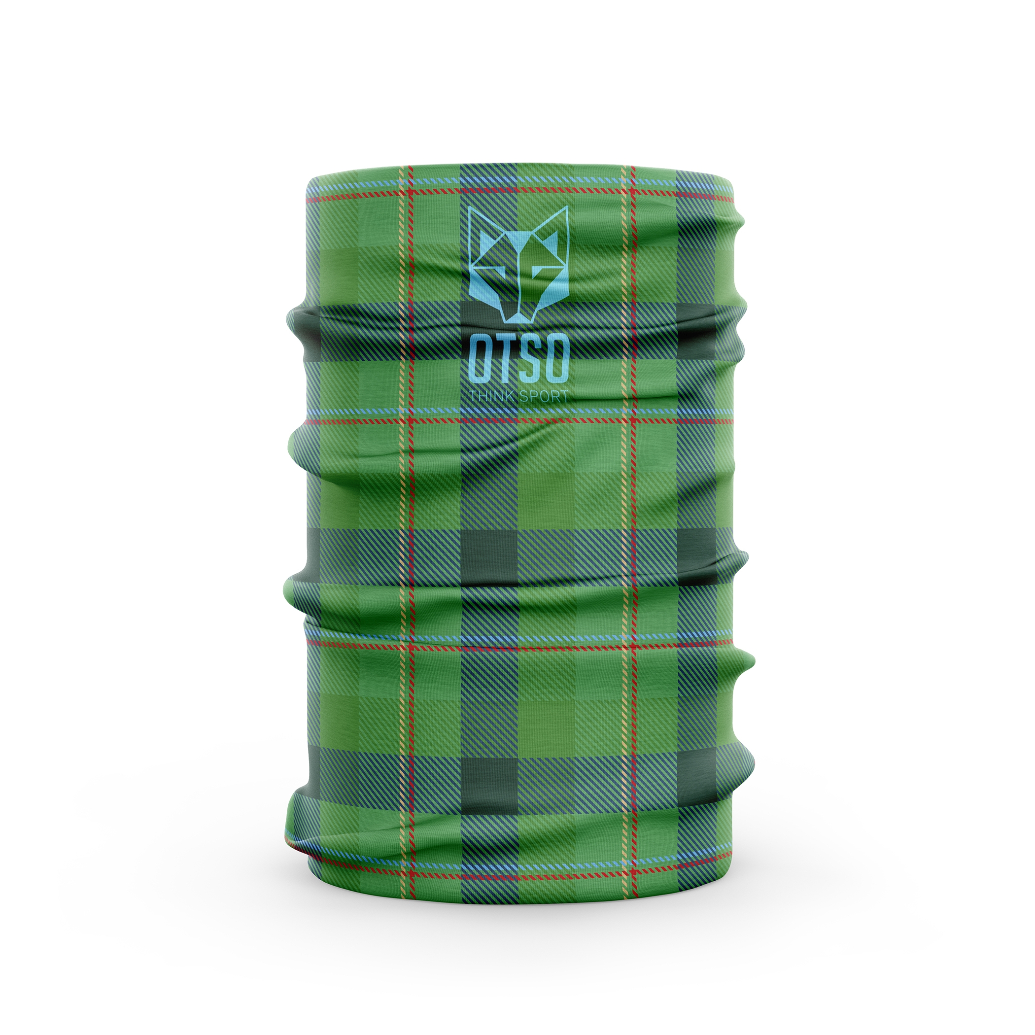 Otso višenamenska marama - bandana lumberjack green