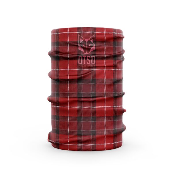 Otso višenamenska marama - bandana lumberjack red