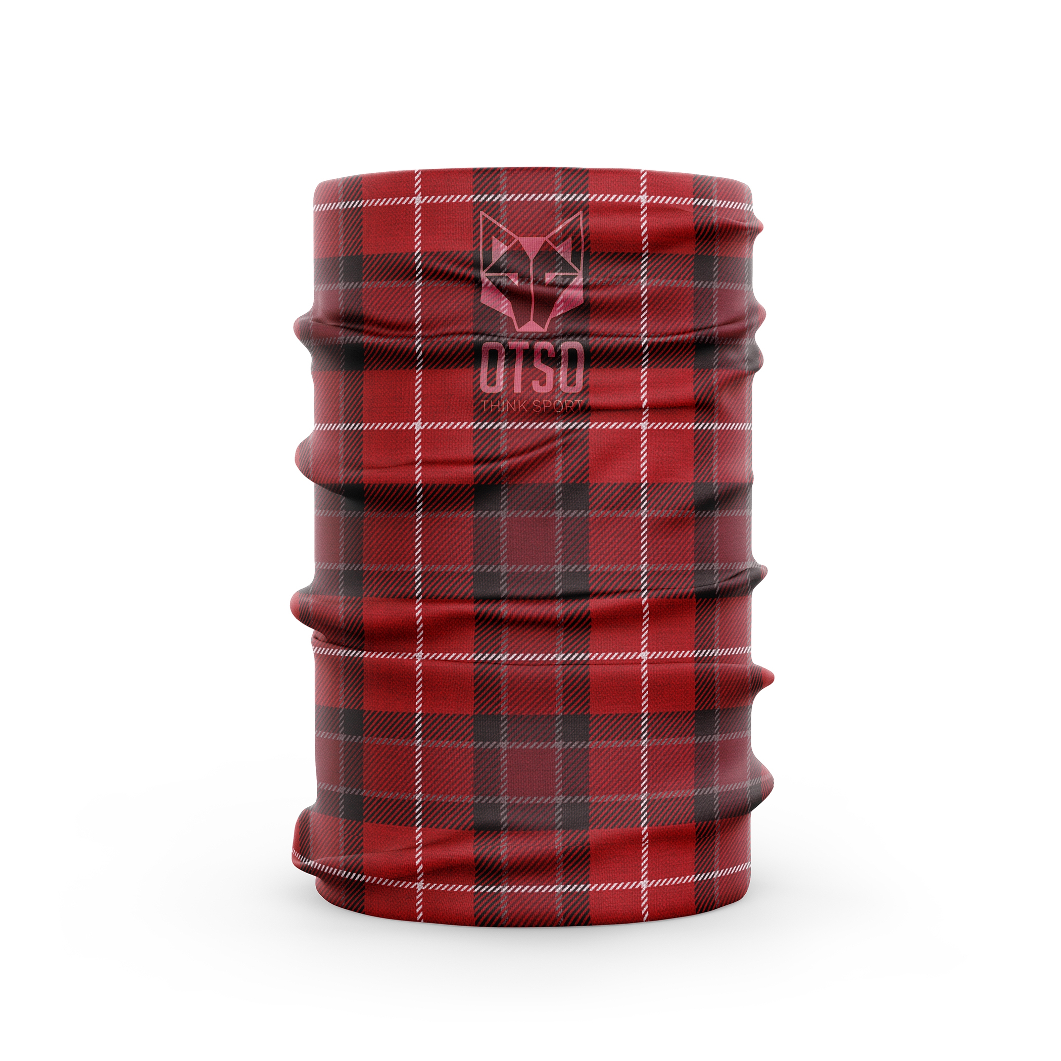 Otso višenamenska marama - bandana lumberjack red