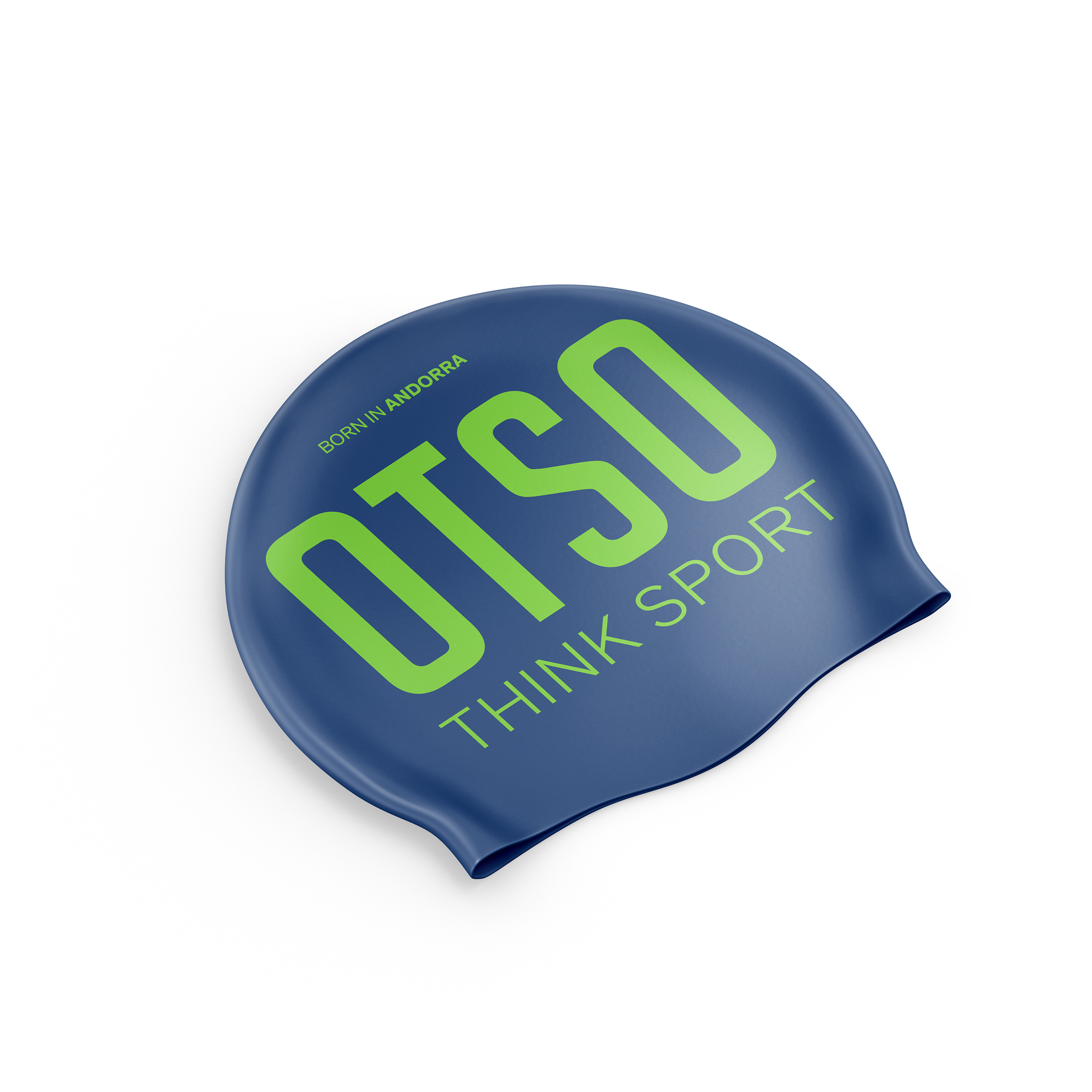 Otso kapa za plivanje electric blue/fluo green - Image 2