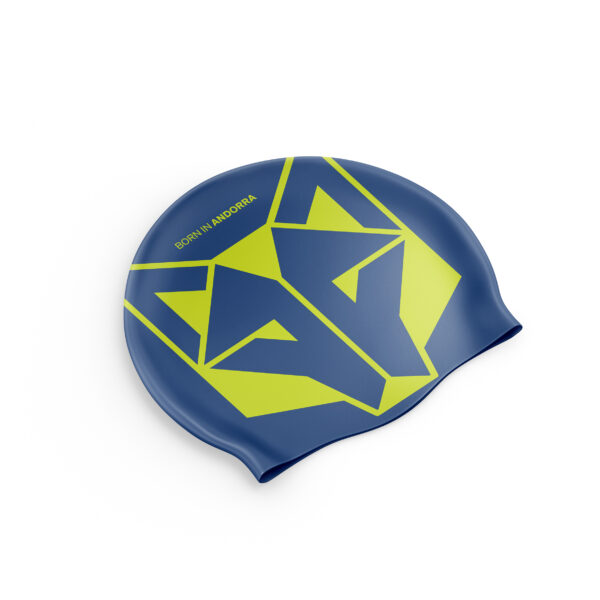 Otso kapa za plivanje electric blue/fluo yellow