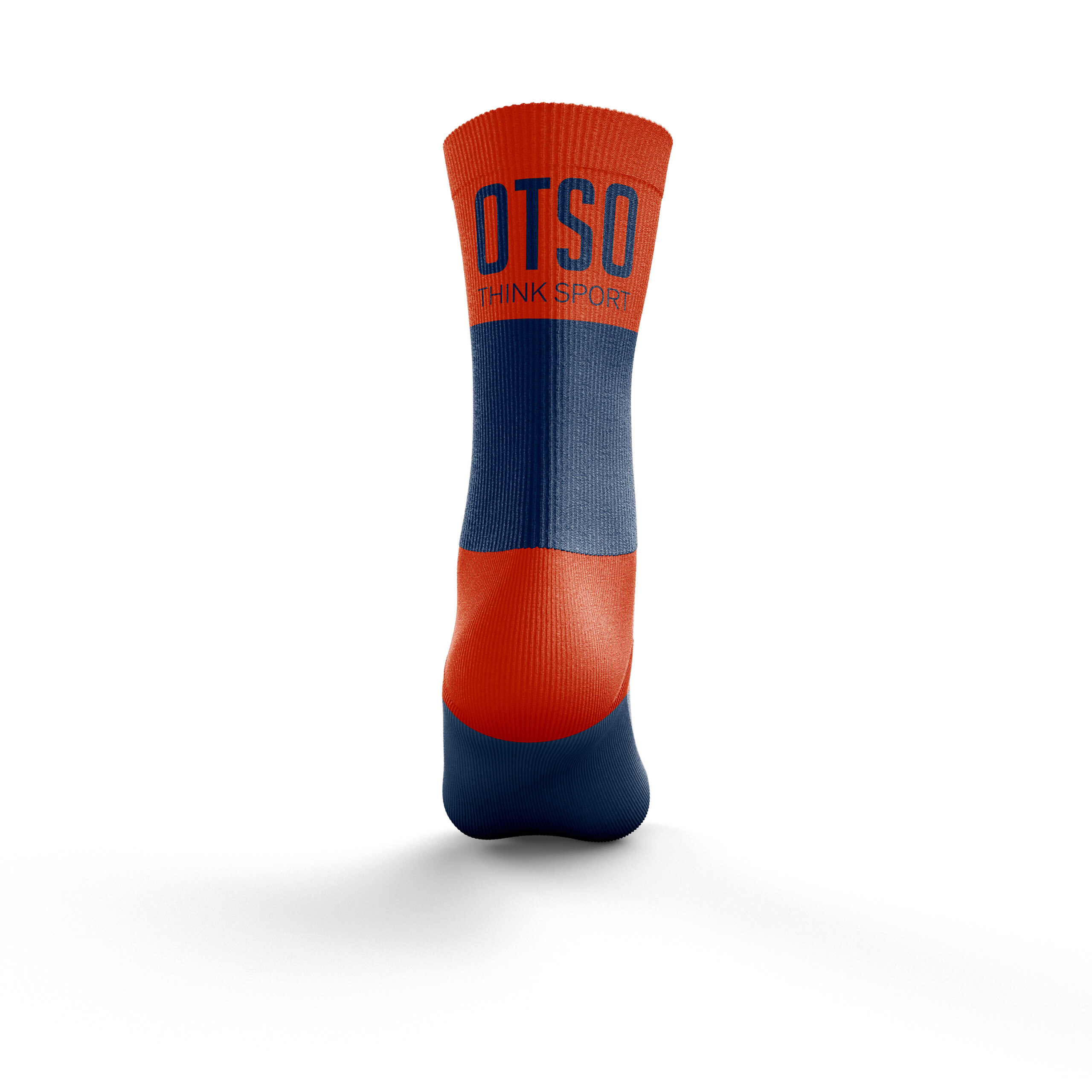 Otso Multi-sport čarape srednje dužine plavo-narandžaste - Image 2
